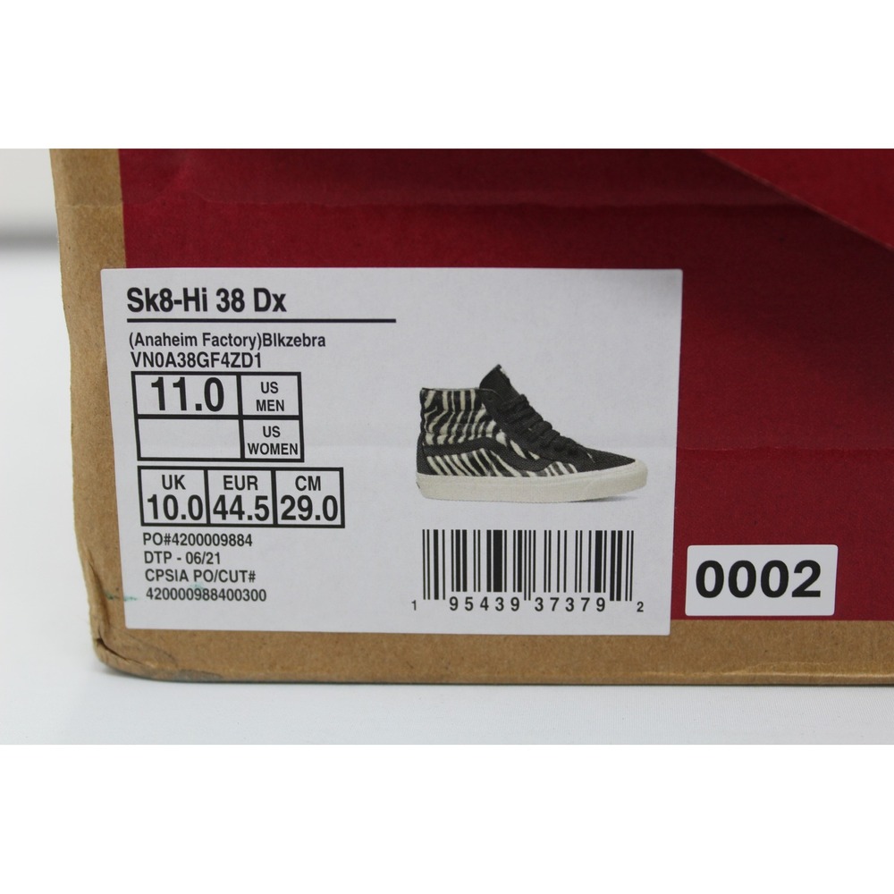 Vans-SK8-HI 38 DX 'Anaheim Factory - Zebra' - Picture 7 of 7